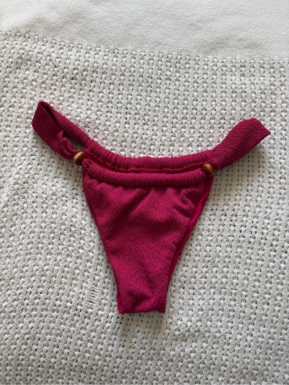 Hoaka swim bikini bottom fuschia size small